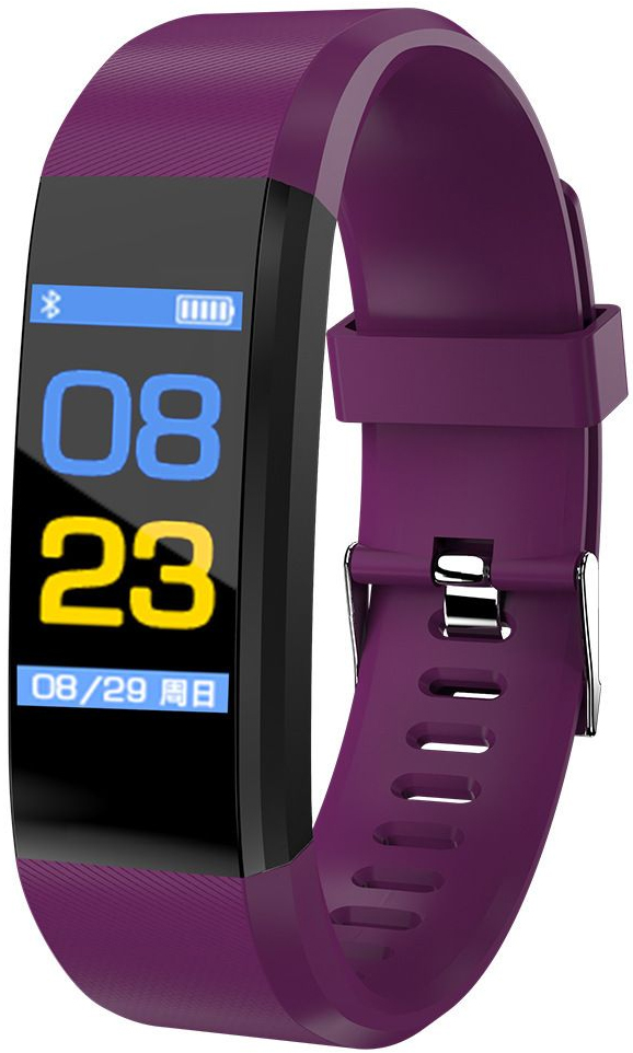 фото Смарт браслет bandrate smart msgm115115plbf black/violet