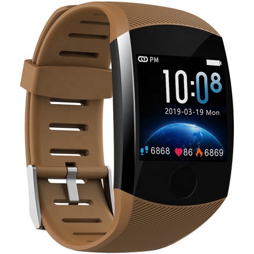 фото Смарт браслет bandrate smart q1111bbr black/brown