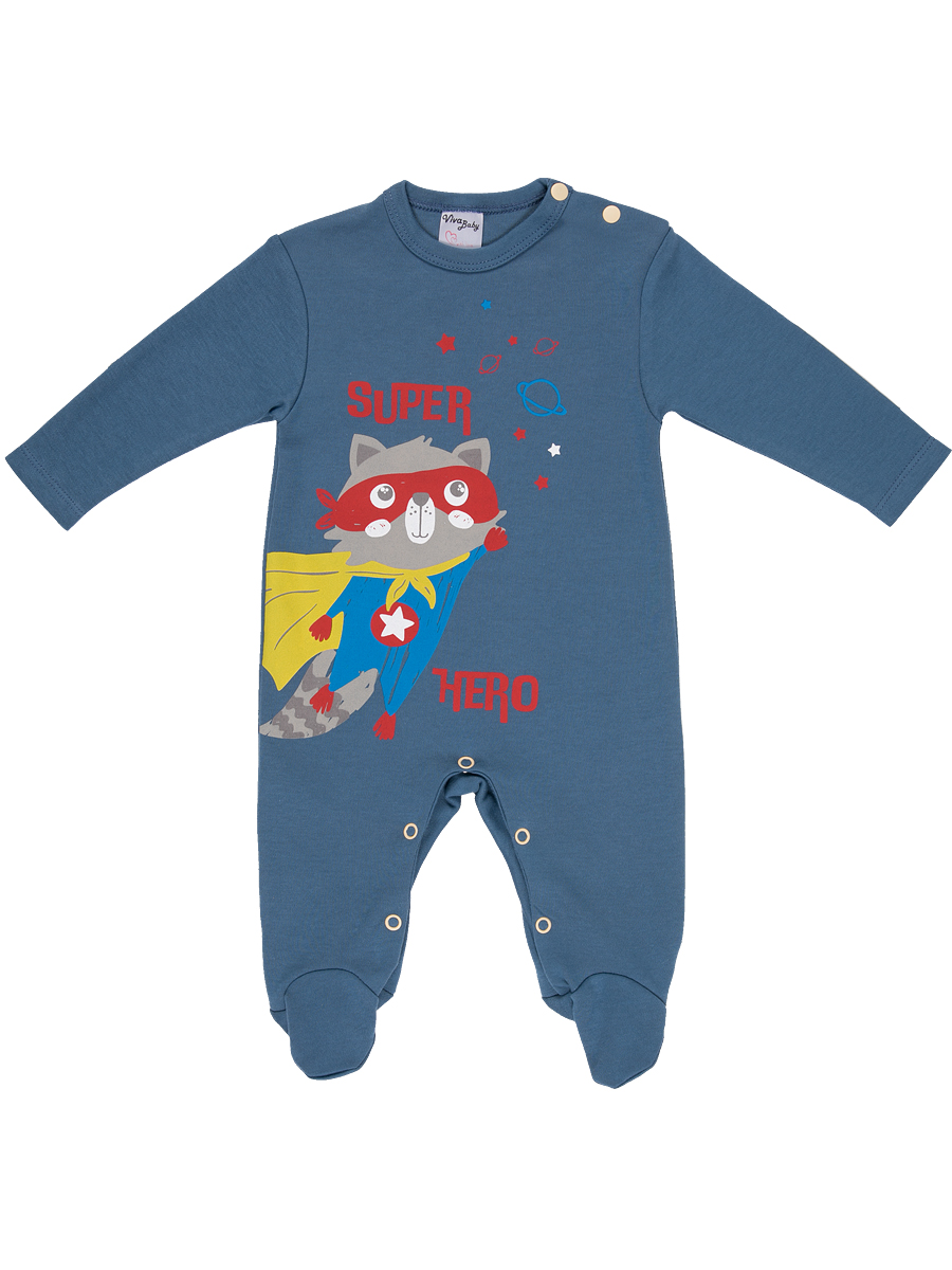 

Комбинезон Viva Baby М8012-1 синий, размер 86, М8012-1