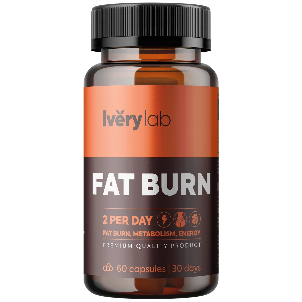 L карнитин жиросжигатель Iverylab Fat Burn капсулы 60 шт.