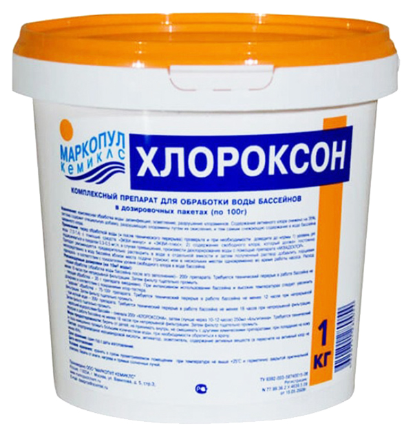 

Дезинфицирующее средство для бассейна Хлороксон 76504 1 кг