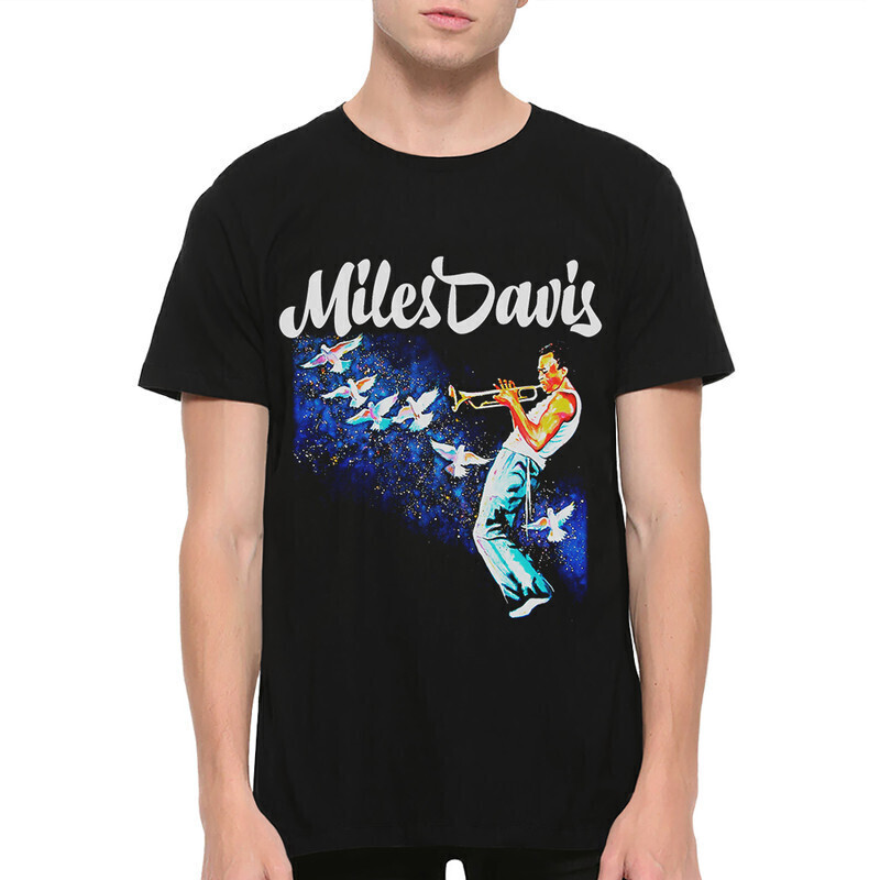 

Футболка мужская Dream Shirts Майлс Дейвис 1000405222 черная L, Майлс Дейвис 1000405222