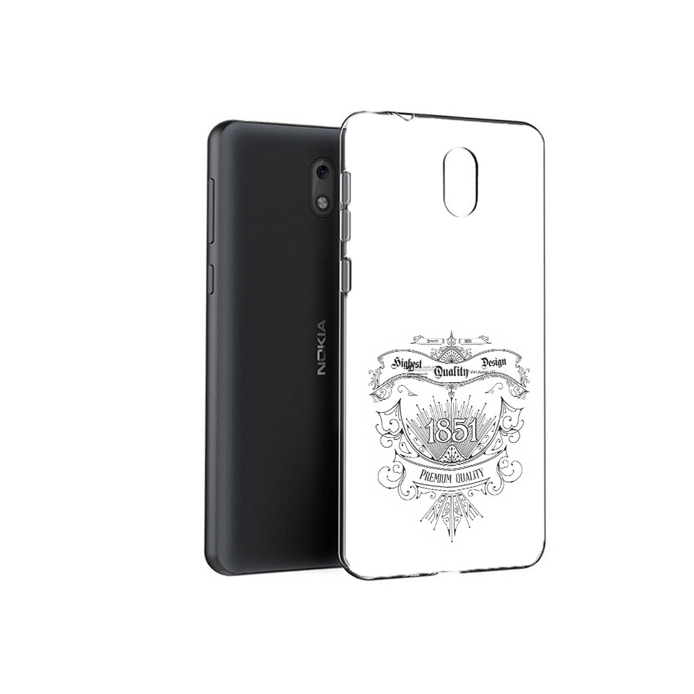 

Чехол MyPads Tocco для Nokia 6 логотип 1851 год (PT60992.93.444), Прозрачный, Tocco