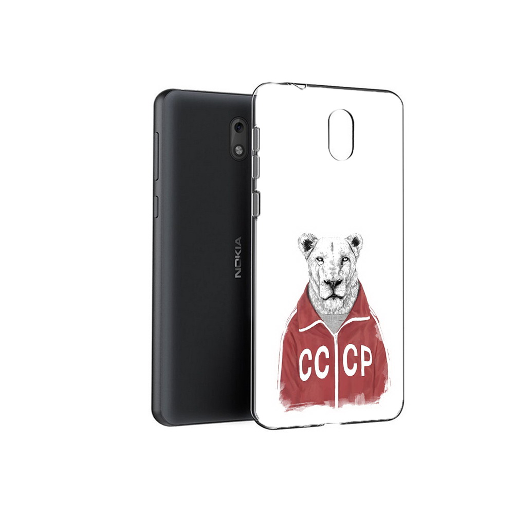 

Чехол MyPads Tocco для Nokia 6 львица ссср (PT60992.93.450), Прозрачный, Tocco