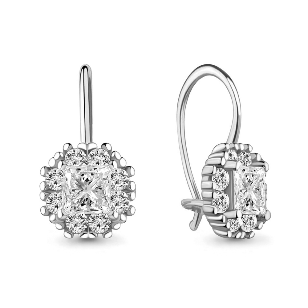 

Серьги из серебра ЯХОНТ Золотой 157385, фианит, 157385