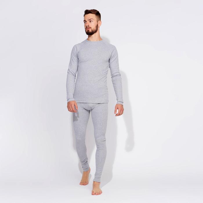 

Термобельё мужское (джемпер, брюки) MINAKU, цвет светло-серый меланж, размер 54, 5256057TERM