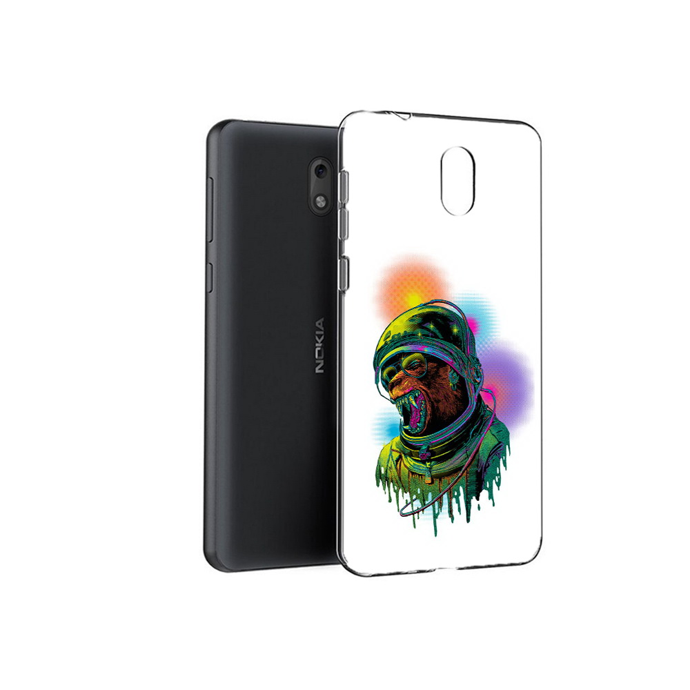 

Чехол MyPads Tocco для Nokia 6 медведь космонавт (PT60992.93.466), Прозрачный, Tocco
