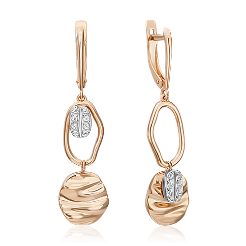 

Серьги из красного золота с топазом PLATINA jewelry 02-4928-00-201-1111, 02-4928-00-201-1111