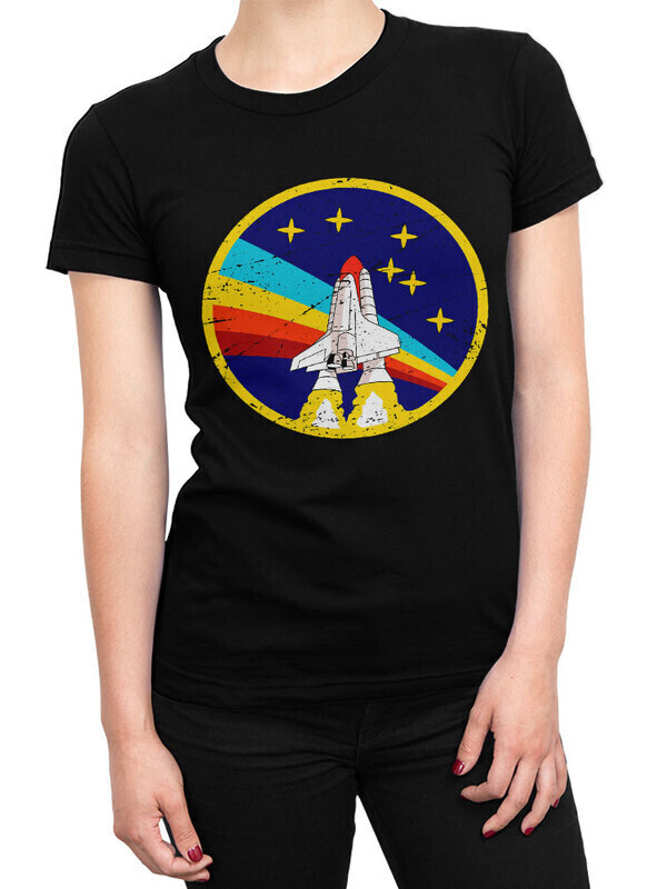 фото Футболка женская dream shirts nasa 50008011 черная 3xl