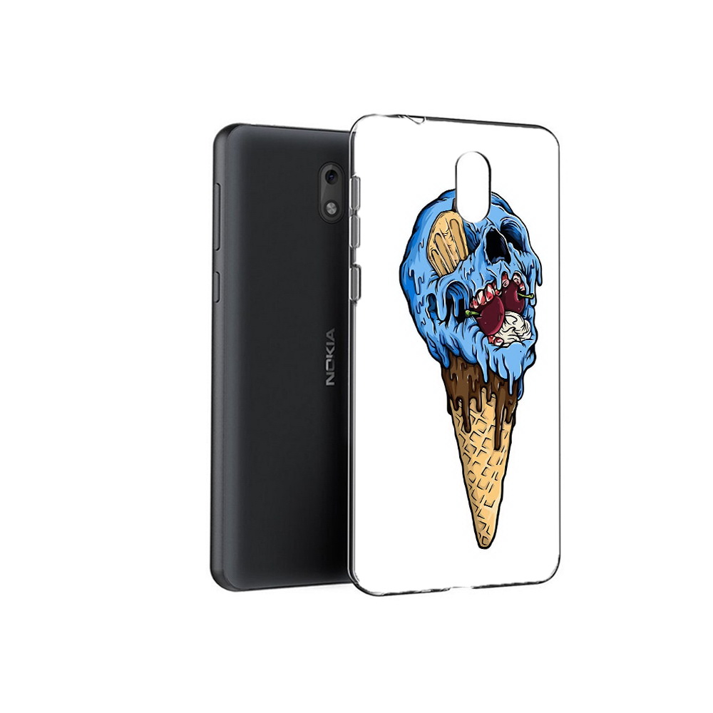 

Чехол MyPads Tocco для Nokia 6 мороженное череп (PT60992.93.484), Прозрачный, Tocco