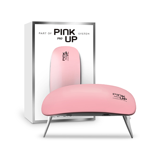 Лампа для полимеризации гель-лака PINK UP PRO UV/LED mini pink папка для тетрадей a5 pink dynamique молния с трех сторон пластик erich krause