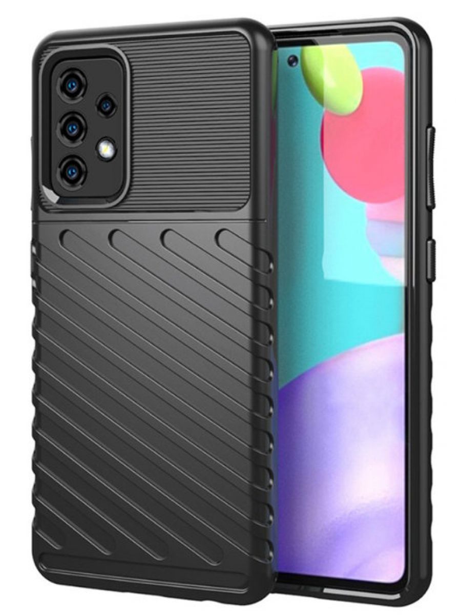 

Brodef Thunder Противоударный чехол для Samsung Galaxy A52 Черный