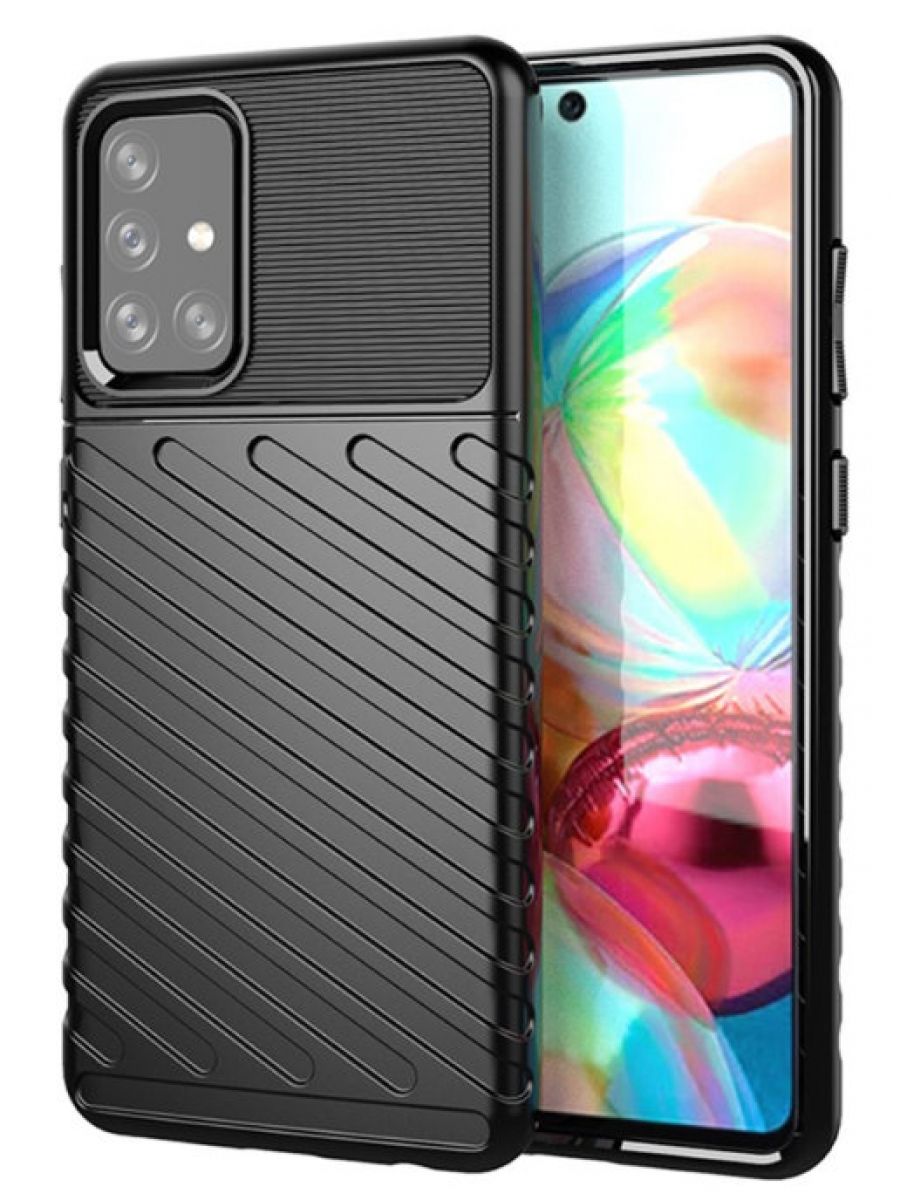 

Brodef Thunder Противоударный чехол для Samsung Galaxy A72 Черный