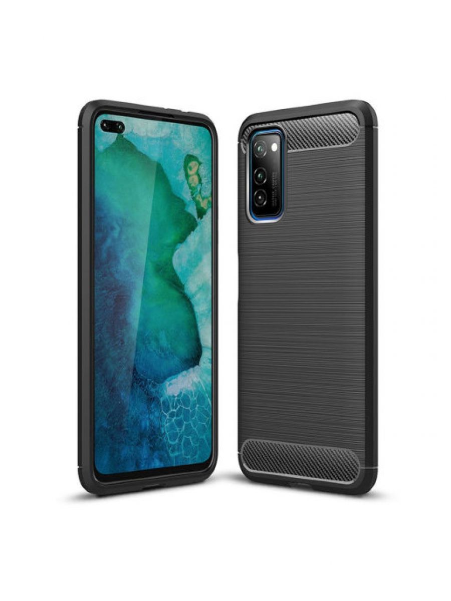 

Brodef Carbon Силиконовый чехол для Honor View 30 Черный