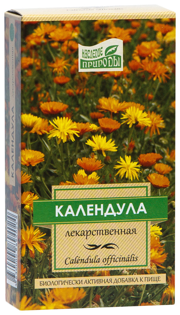 

Календула лекарственная 50 г Добавка к пище Наследие природы, Календула лекарственная