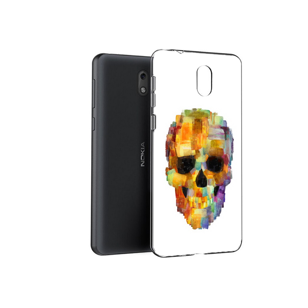 

Чехол MyPads Tocco для Nokia 6 нарисованный череп (PT60992.93.516), Прозрачный, Tocco