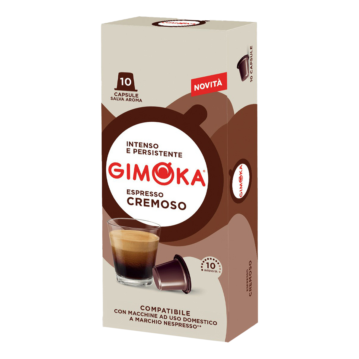 Кофе Gimoka Nespresso Classic Cremoso в капсулах 5,5 г х 10 шт