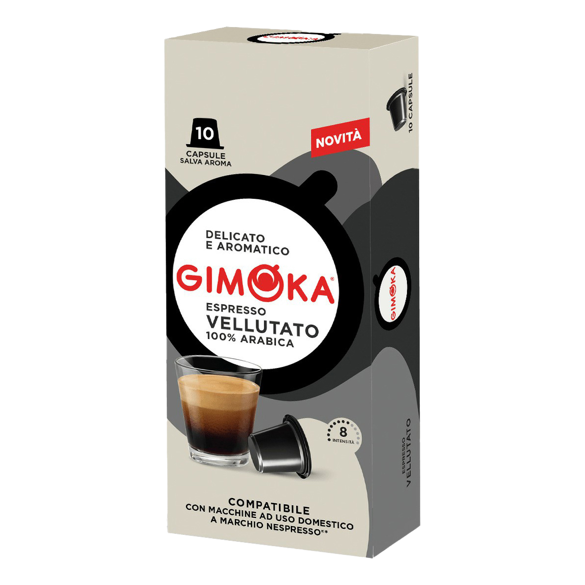 Кофе Gimoka Nespresso Classic Vellutato в капсулах 5,5 г х 10 шт