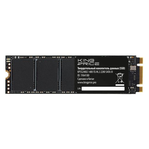 

SSD накопитель KINGPRICE KPSS480G1 M.2 2280 480 ГБ (KPSS480G1), KPSS480G1