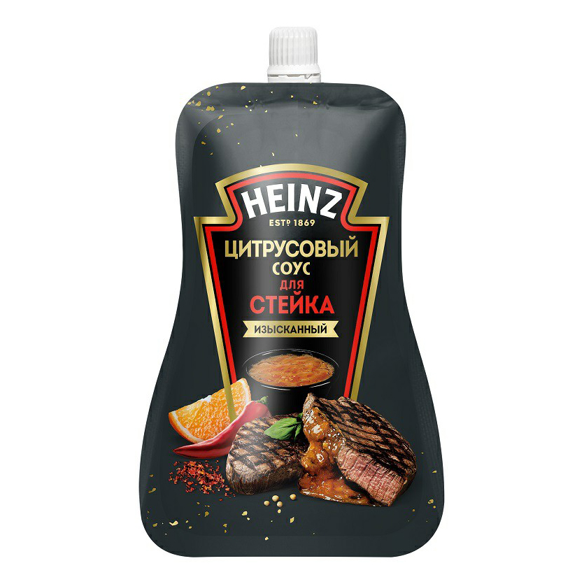 

Соус Heinz Цитрусовый для стейка 230 г