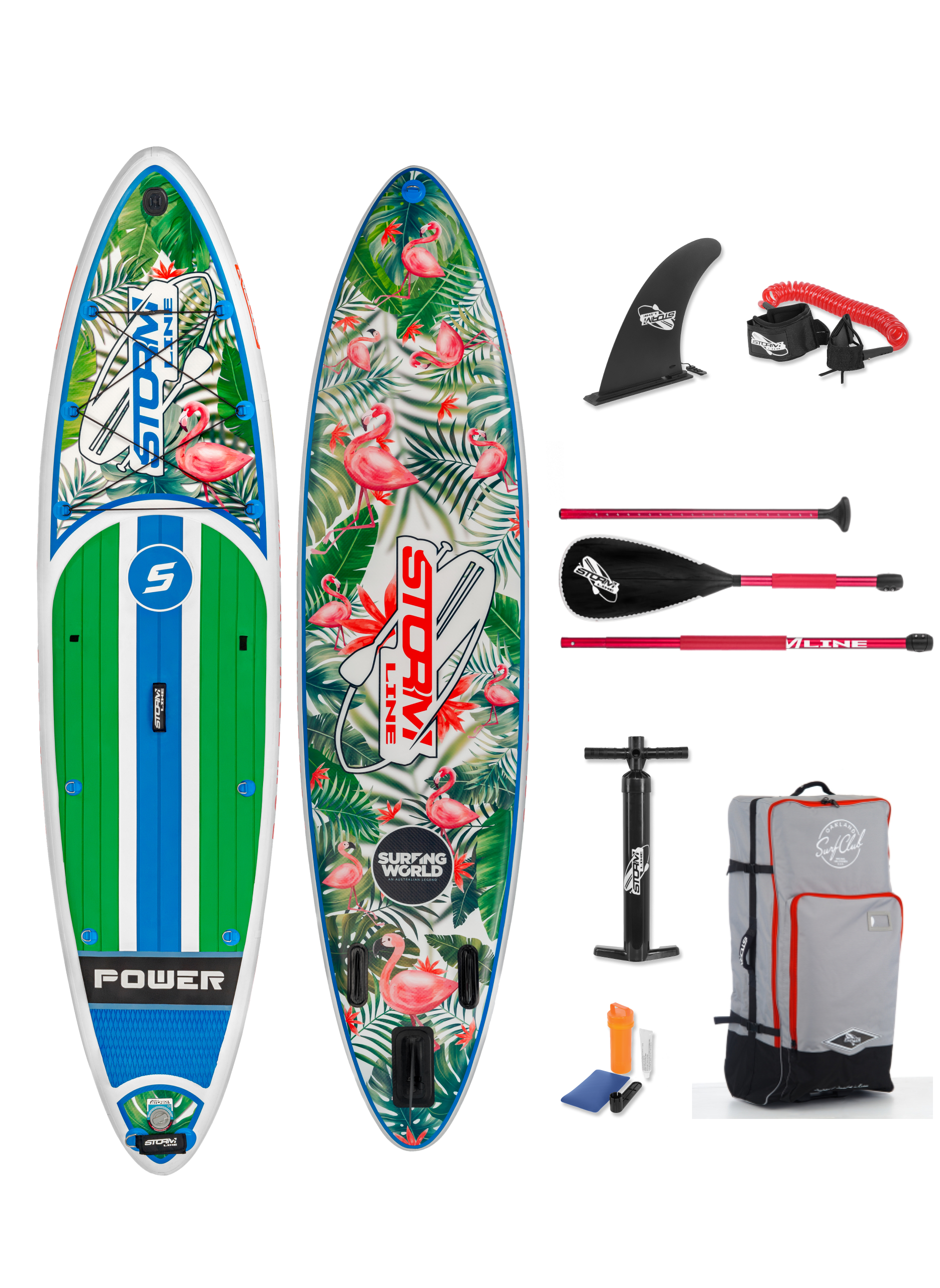 SUP-борд Stormline PowerMax 329x78x15 см зеленый