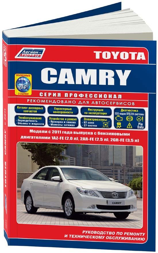 

Toyota CAMRY c 2011 бенз 1AZ-FE (2,0) 2AR-FE (2,5) 2GR-FE (3,5) серия ПРОФЕССИОНА...