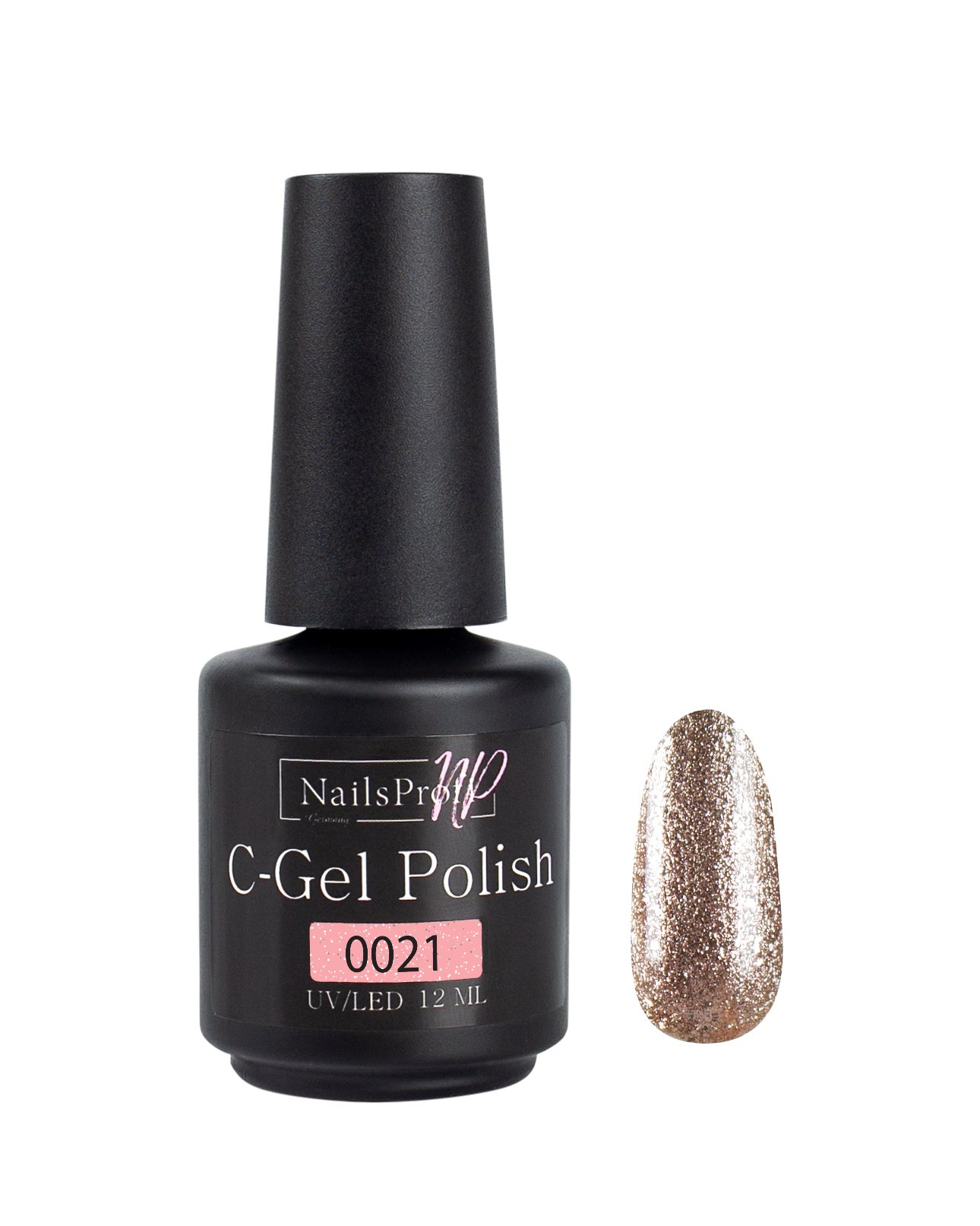 фото Гель лак для ногтей маникюра педикюра nailsprofi/c-gel polish-s 0021 - 12 мл