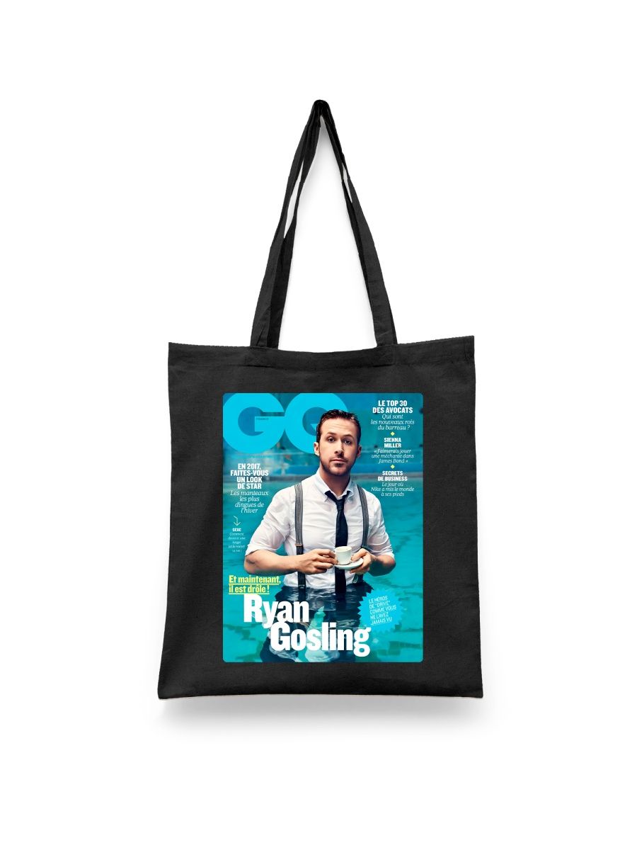 

Шоппер унисекс Каждому Своё Актёр/Райан Гослинг/Ryan Gosling IZRG1, черный, Актёр/Райан Гослинг/Ryan Gosling IZRG1