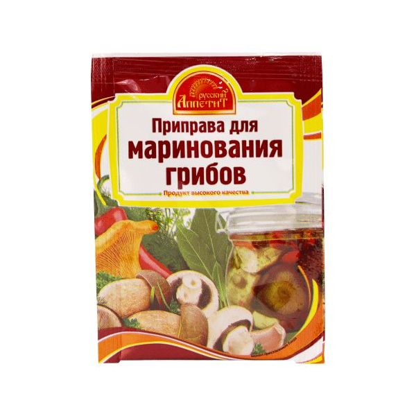 

Приправа Русский аппетит для маринования грибов 15 г