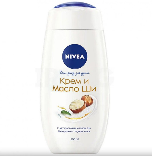 фото Гель-уход для душа nivea крем и масло ши 250мл beiersdorf