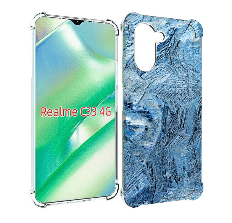 

Чехол MyPads обледенение для Realme C33 4G, Прозрачный, Tocco