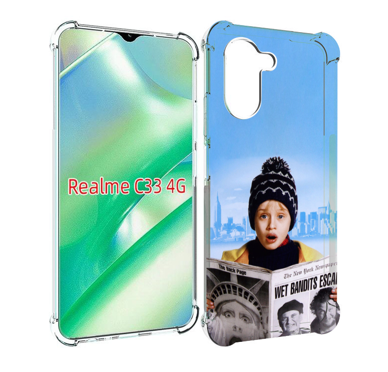 

Чехол MyPads один-дома-детский для Realme C33 4G, Прозрачный, Tocco