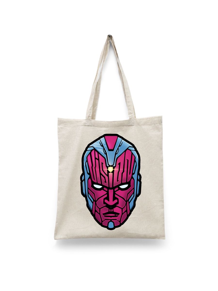 

Шоппер унисекс Каждому Своё Marvel/Вижн/Vision KSMG11, белый, Marvel/Вижн/Vision KSMG11