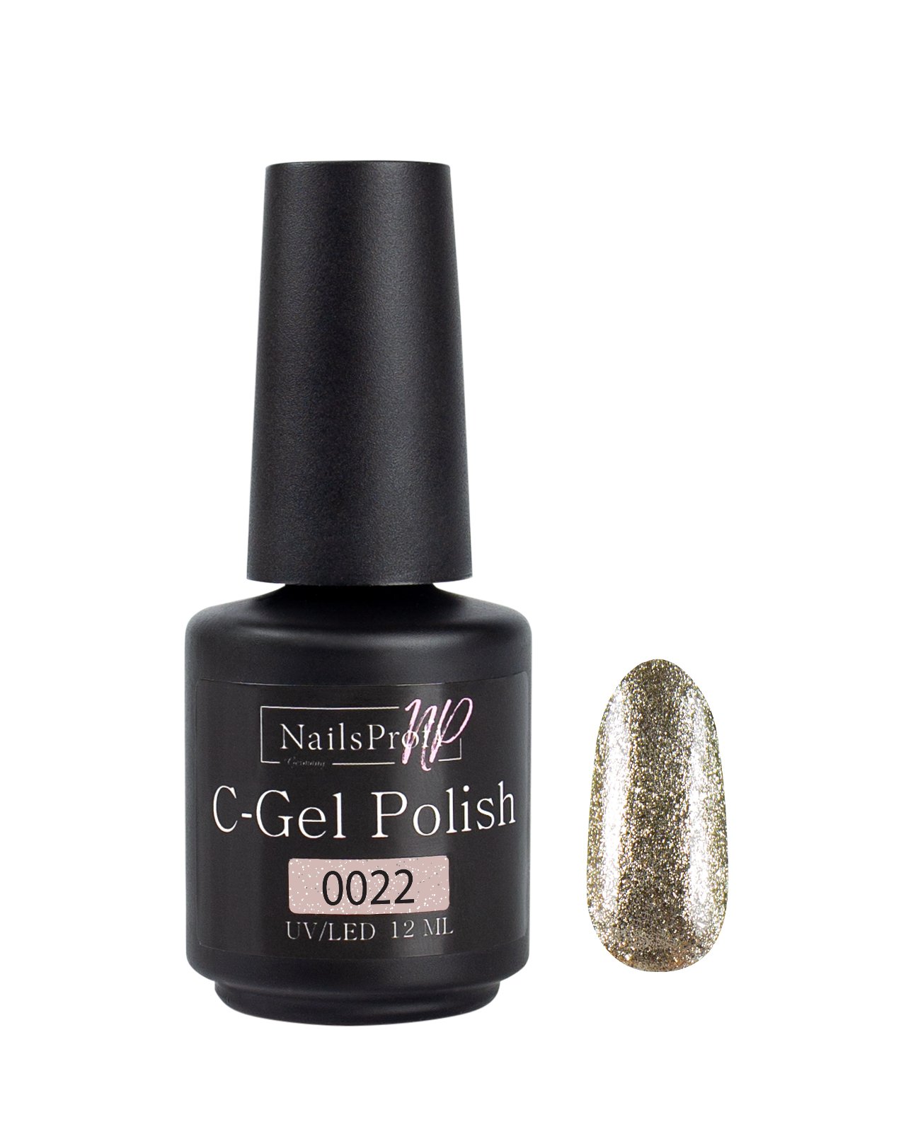 фото Гель лак для ногтей маникюра педикюра nailsprofi/c-gel polish-s 0022 - 12 мл