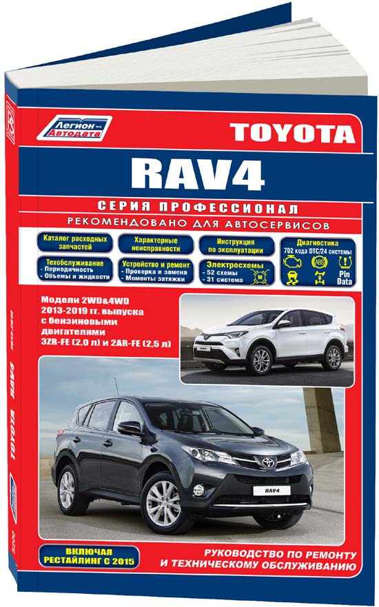 

Toyota Rav4 2013-19 с бензиновым двигателем 3ZR-FE 2,0 2AR-FE 2,5 Каталог