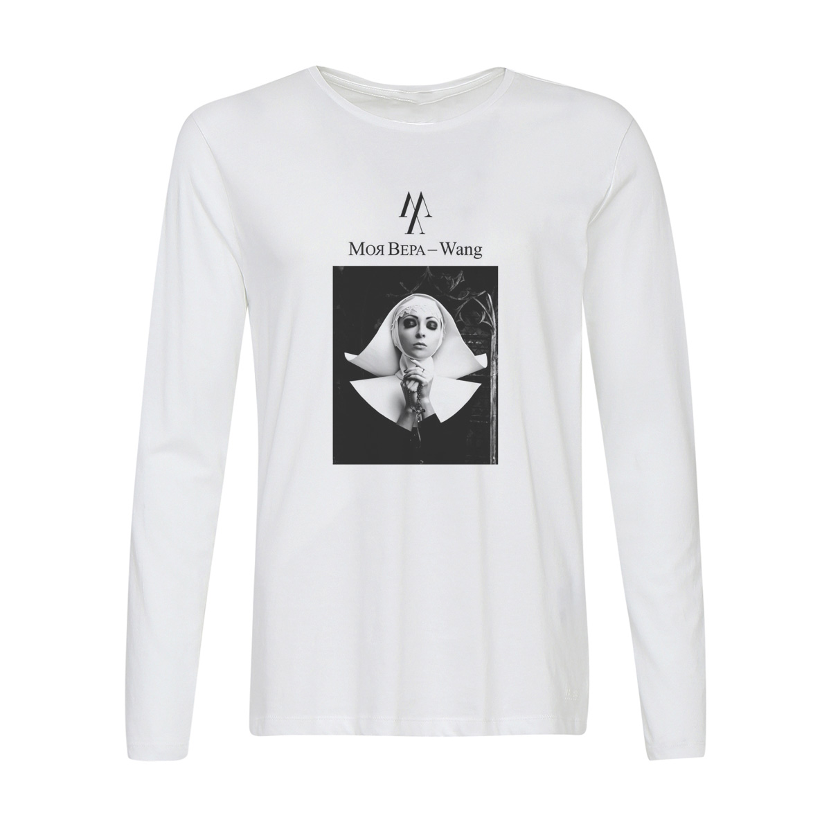 

Лонгслив CoolPodarok Моя Вера Ванг. Vera Wang, Белый, 56w01540