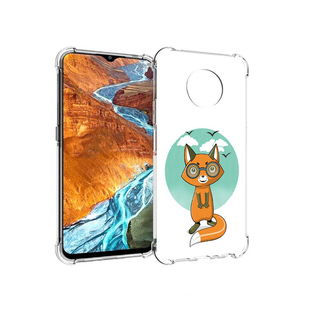 

Чехол MyPads Tocco для Nokia G300 задумчивая лиса (PT224563.108.348), Прозрачный, Tocco