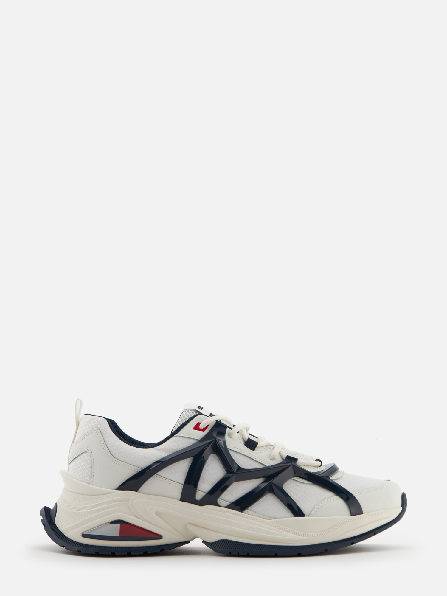 

Кроссовки мужские Tommy Hilfiger EM0EM013850G1 белые 41 EU, Белый, EM0EM013850G1