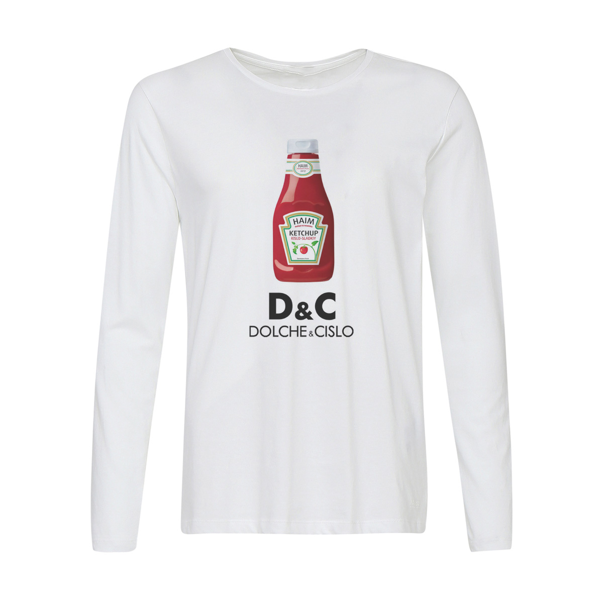 

Лонгслив CoolPodarok D and C Dolche and Cislo, Белый, 56w01544