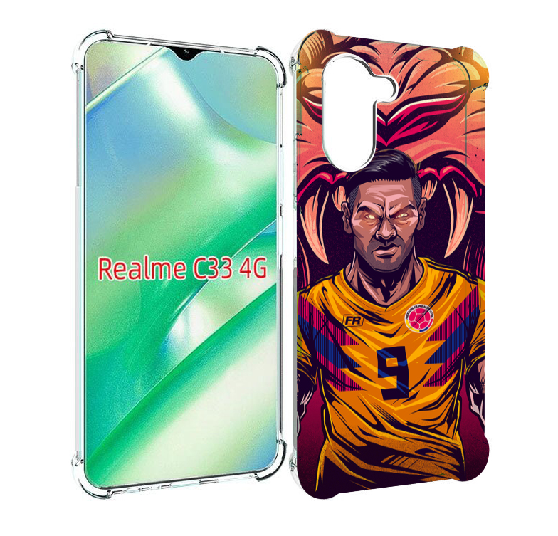 

Чехол MyPads парень-тигр-красный для Realme C33 4G, Прозрачный, Tocco