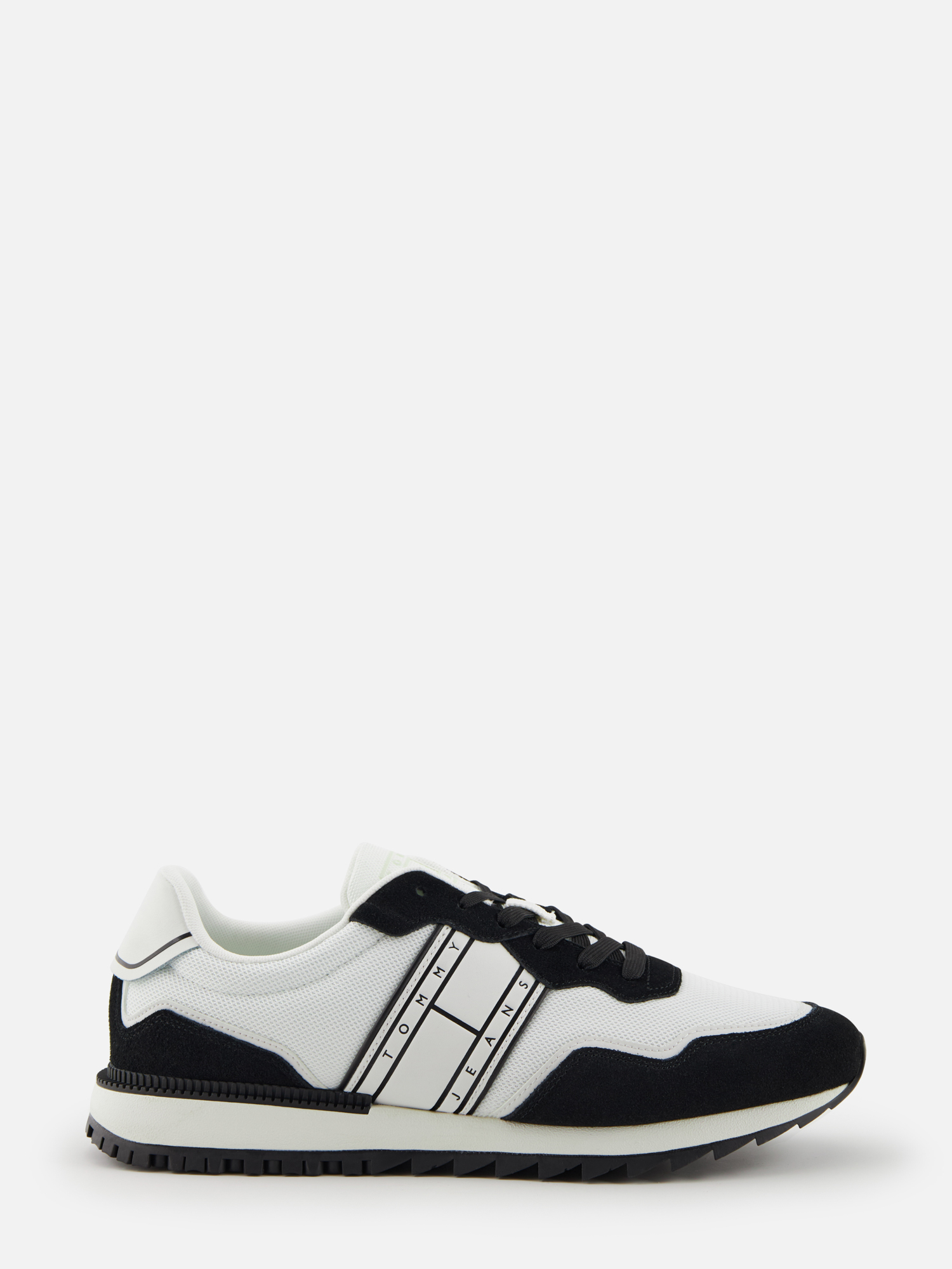 

Кроссовки мужские Tommy Hilfiger EM0EM01383 черные 43 EU, Черный, EM0EM01383