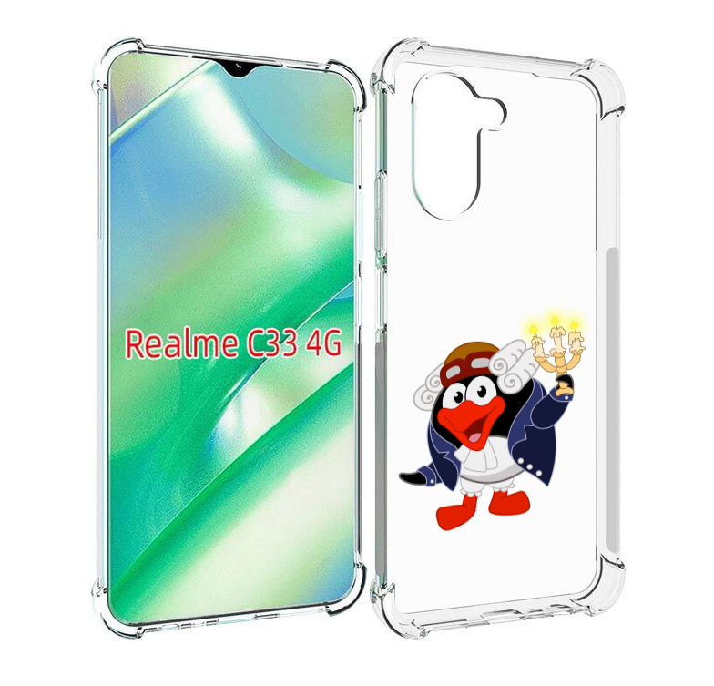 

Чехол MyPads пин-графф для Realme C33 4G, Прозрачный, Tocco
