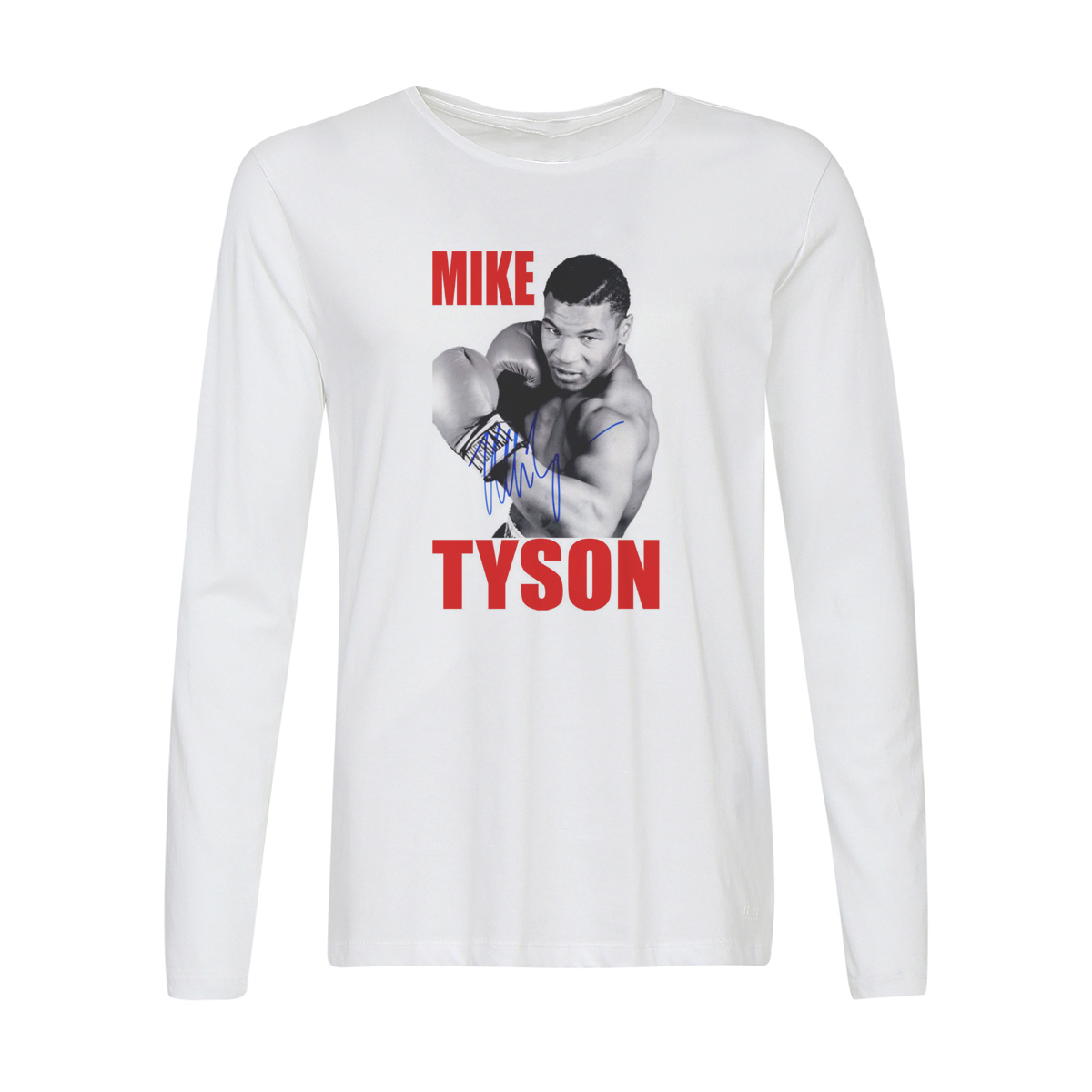 

Лонгслив CoolPodarok Mike Tyson, Белый, 6w015522