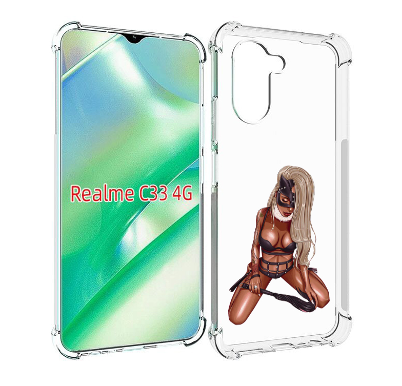 

Чехол MyPads плохая-девушка женский для Realme C33 4G, Прозрачный, Tocco