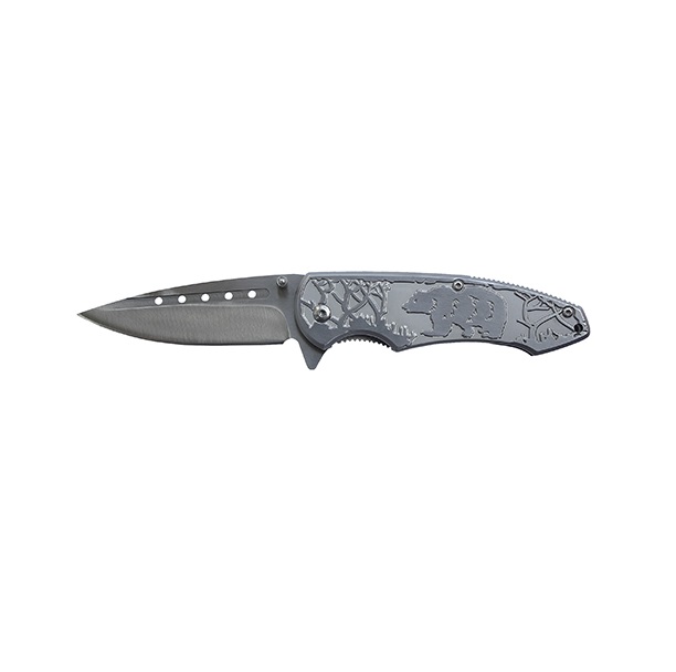 Туристический нож Stinger SA-438, серебристый
