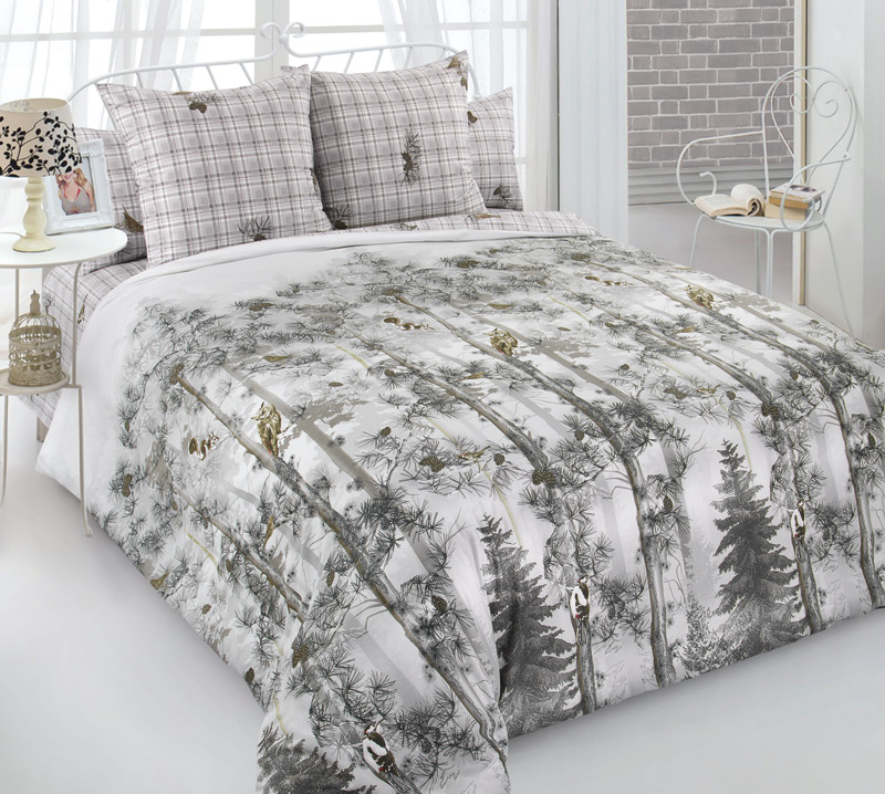 

Простыня 220х240 евро Заповедный мир комп. 3 кор.