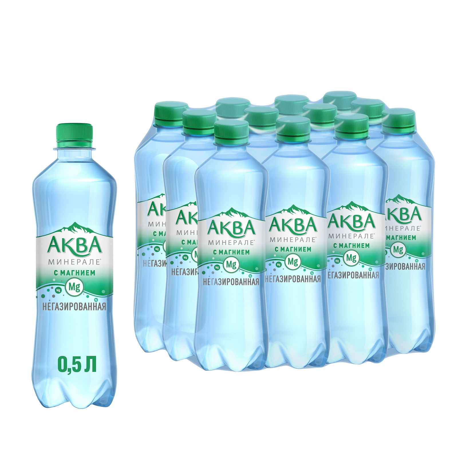 

Aqua Minerale Вода с магнием негазированная 0,5 л - 12 шт