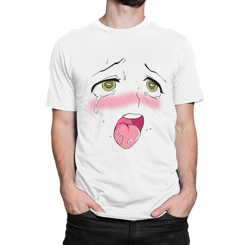 

Футболка мужская Dream Shirts Ахегао 1000410222 белая 3XL, Ахегао 1000410222