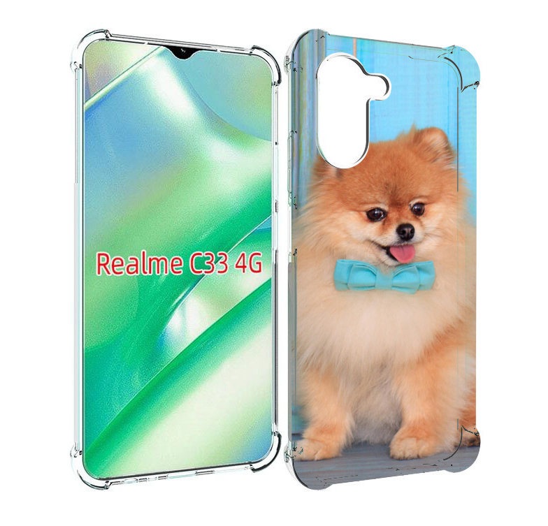

Чехол MyPads померанскии шпиц для Realme C33 4G, Прозрачный, Tocco
