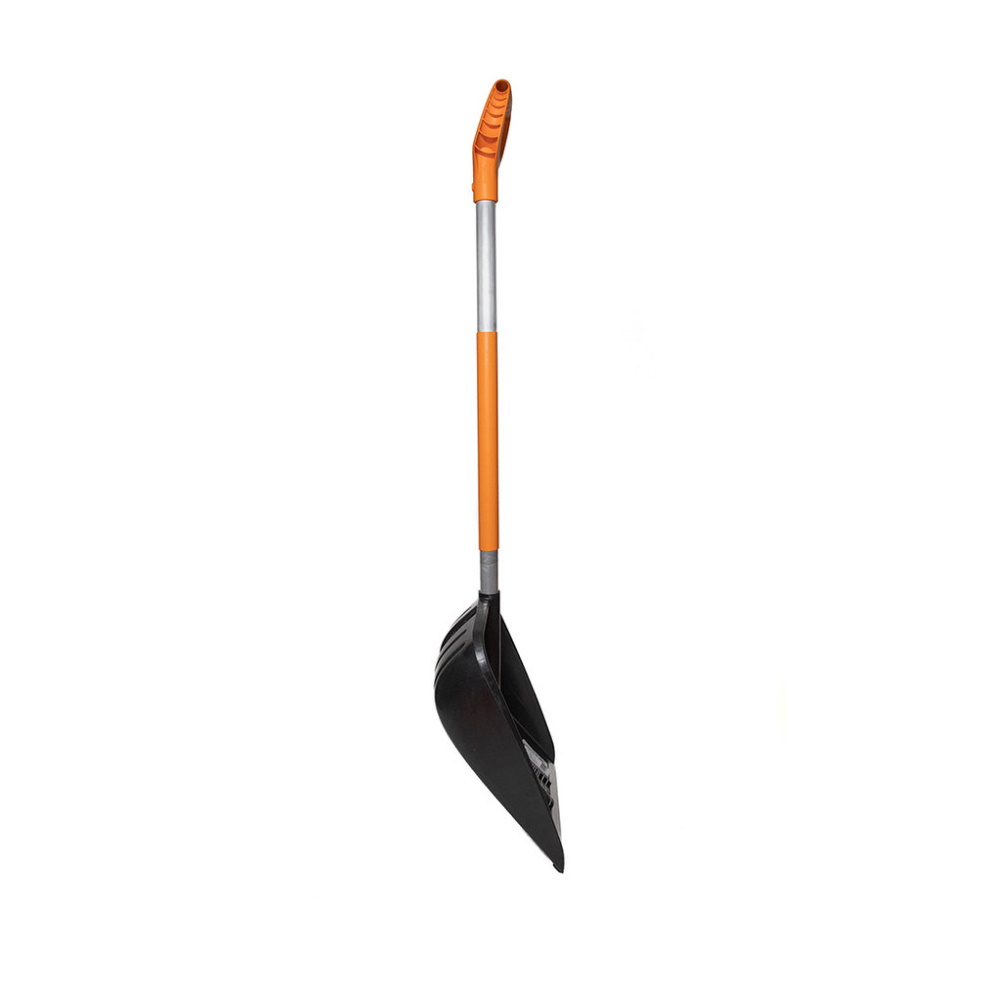 фото Лопата для уборки снега fiskars snowxpert 1026793 с черенком